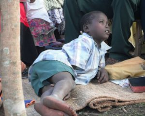 This young boy stayed for the entire teaching